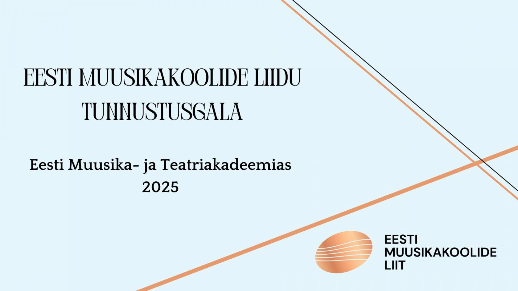 Eesti Muusikakoolide Liidu tunnustusgala 2025