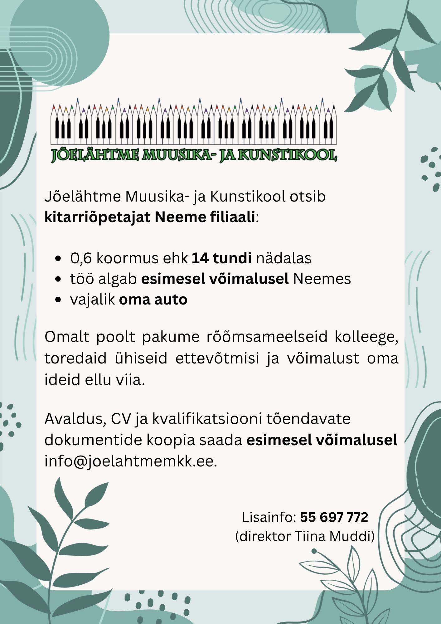 töökuulutus